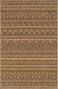 Unique Loom Outdoor Modern T-KOZA-K3078A Light Brown Area Rug main image