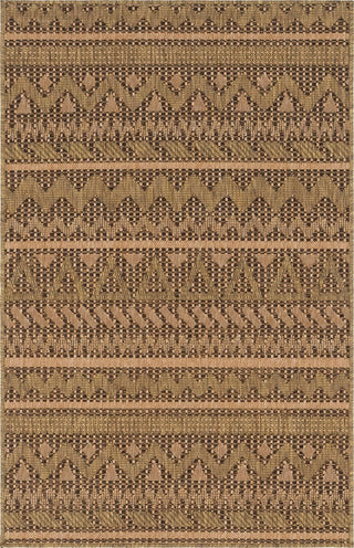 Unique Loom Outdoor Modern T-KOZA-K3078A Light Brown Area Rug main image