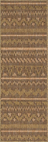 Unique Loom Outdoor Modern T-KOZA-K3078A Light Brown Area Rug Runner Lifestyle Image