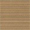 Unique Loom Outdoor Modern T-KOZA-K3078A Light Brown Area Rug Square Lifestyle Image