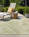 Unique Loom Outdoor Modern T-KZOD13 Green Area Rug Rectangle Lifestyle Image