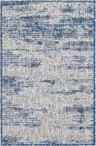 Unique Loom Outdoor Modern T-KZOD21 Blue Area Rug main image