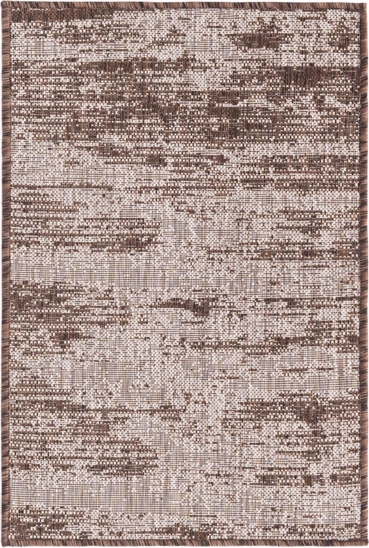 Unique Loom Outdoor Modern T-KZOD21 Brown Area Rug main image