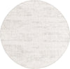 Unique Loom Outdoor Modern T-KZOD21 Gray Area Rug Round Top-down Image