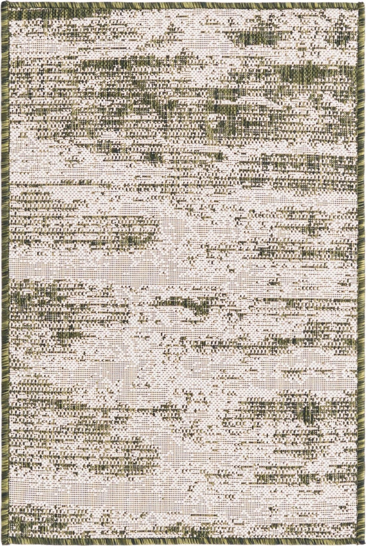 Unique Loom Outdoor Modern T-KZOD21 Green Area Rug main image