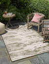 Unique Loom Outdoor Modern T-KZOD21 Green Area Rug Rectangle Lifestyle Image Feature