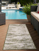 Unique Loom Outdoor Modern T-KZOD21 Green Area Rug Runner Lifestyle Image