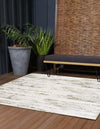 Unique Loom Outdoor Modern T-KZOD21 Green Area Rug Square Lifestyle Image