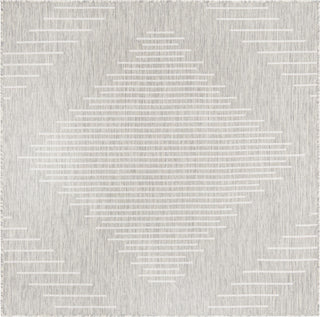 Unique Loom Outdoor Modern T-KZOD26 Gray Area Rug main image