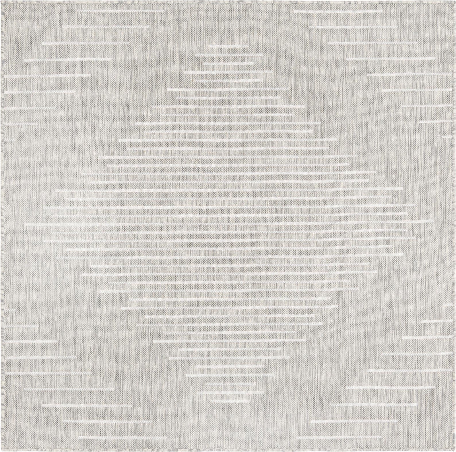 Unique Loom Outdoor Modern T-KZOD26 Gray Area Rug main image