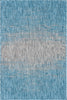 Unique Loom Outdoor Modern T-KZOD4 Aqua Area Rug main image