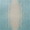 Unique Loom Outdoor Modern T-KZOD4 Aqua Area Rug Square Lifestyle Image