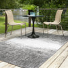 Unique Loom Outdoor Modern T-KZOD4 Charcoal Gray Area Rug Rectangle Lifestyle Image