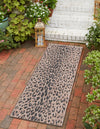 Unique Loom Outdoor Safari T-KZOD23 Natural Area Rug Runner Lifestyle Image