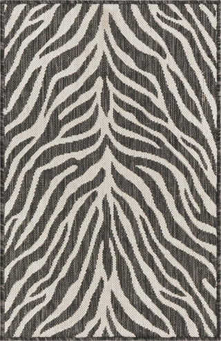 Unique Loom Outdoor Safari T-KZOD25 White Area Rug main image