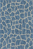 Unique Loom Outdoor Safari T-KZOD5 Blue Area Rug main image