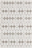 Unique Loom Outdoor Trellis OWE-OTRS3 Ivory and Gray Area Rug main image