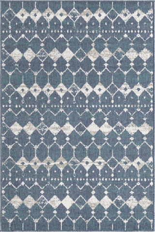 Unique Loom Outdoor Trellis OWE-OTRS3 Navy Blue Area Rug main image