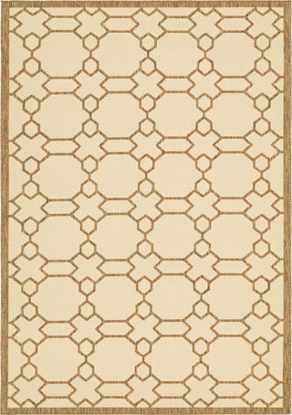 Unique Loom Outdoor Trellis T-KOZA-20426A Beige Area Rug main image