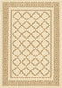 Unique Loom Outdoor Trellis T-KOZA-20430A Beige Area Rug main image