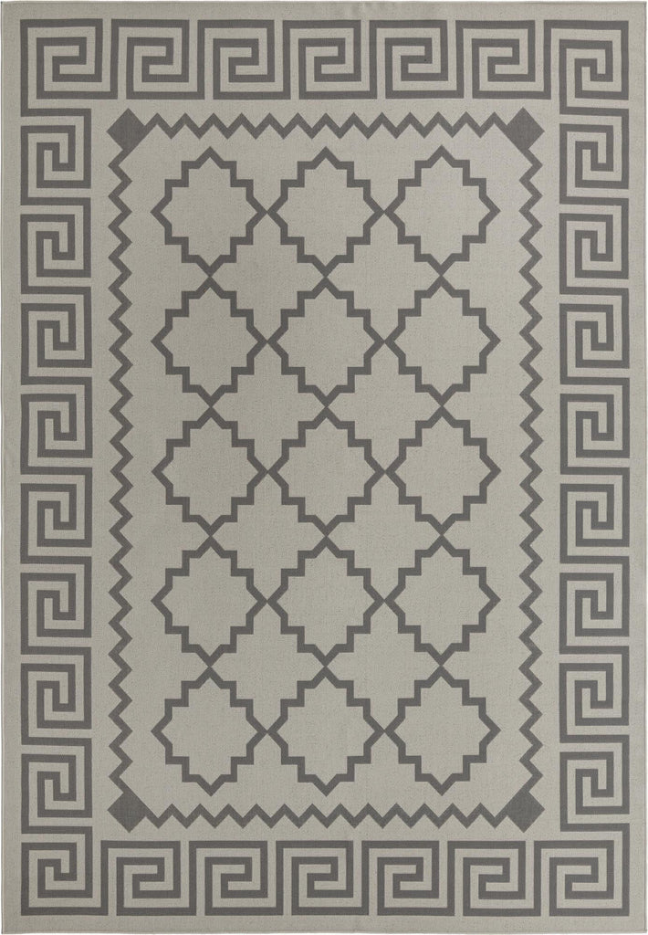 Unique Loom Outdoor Trellis T-KOZA-20430A Gray Area Rug main image
