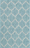 Unique Loom Outdoor Trellis T-KOZA-20596A Aquamarine Area Rug main image