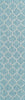 Unique Loom Outdoor Trellis T-KOZA-20596A Aquamarine Area Rug Runner Top-down Image