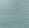 Unique Loom Outdoor Trellis T-KOZA-20596A Aquamarine Area Rug Square Top-down Image