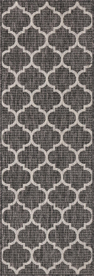 Unique Loom Outdoor Trellis T-KOZA-20596A Black Area Rug main image