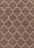 Unique Loom Outdoor Trellis T-KOZA-20596A Brown Area Rug main image