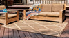 Unique Loom Outdoor Trellis T-KOZA-K3093A Brown Area Rug Rectangle Lifestyle Image