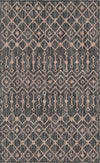 Unique Loom Outdoor Trellis T-KZOD10 Charcoal Gray Area Rug main image