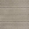 Unique Loom Outdoor Trellis T-KZOD10 Gray Area Rug Square Top-down Image