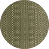 Unique Loom Outdoor Trellis T-KZOD10 Green Area Rug Round Top-down Image