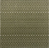 Unique Loom Outdoor Trellis T-KZOD10 Green Area Rug Square Top-down Image