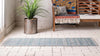 Unique Loom Outdoor Trellis T-KZOD10 Light Blue Area Rug Runner Lifestyle Image