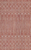 Unique Loom Outdoor Trellis T-KZOD10 Rust Red Area Rug main image