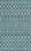 Unique Loom Outdoor Trellis T-KZOD10 Teal Area Rug main image
