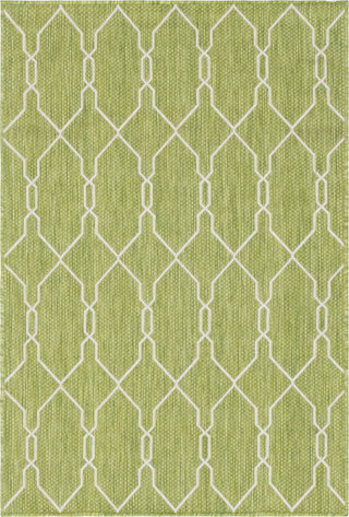 Unique Loom Outdoor Trellis T-KZOD14 Green Area Rug main image