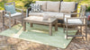 Unique Loom Outdoor Trellis T-KZOD14 Green Area Rug Rectangle Lifestyle Image