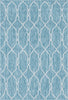 Unique Loom Outdoor Trellis T-KZOD14 Light Aqua Area Rug main image