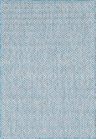 Unique Loom Outdoor Trellis T-KZOD15 Aqua Area Rug main image