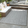 Unique Loom Outdoor Trellis T-KZOD15 Charcoal Area Rug Rectangle Lifestyle Image Feature