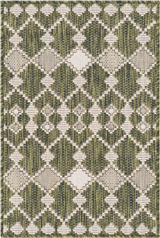 Unique Loom Outdoor Trellis T-KZOD22 Green Area Rug main image