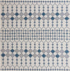 Unique Loom Outdoor Trellis T-KZOD22 Ivory Area Rug Square Top-down Image