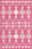 Unique Loom Outdoor Trellis T-KZOD22 Magenta Area Rug main image