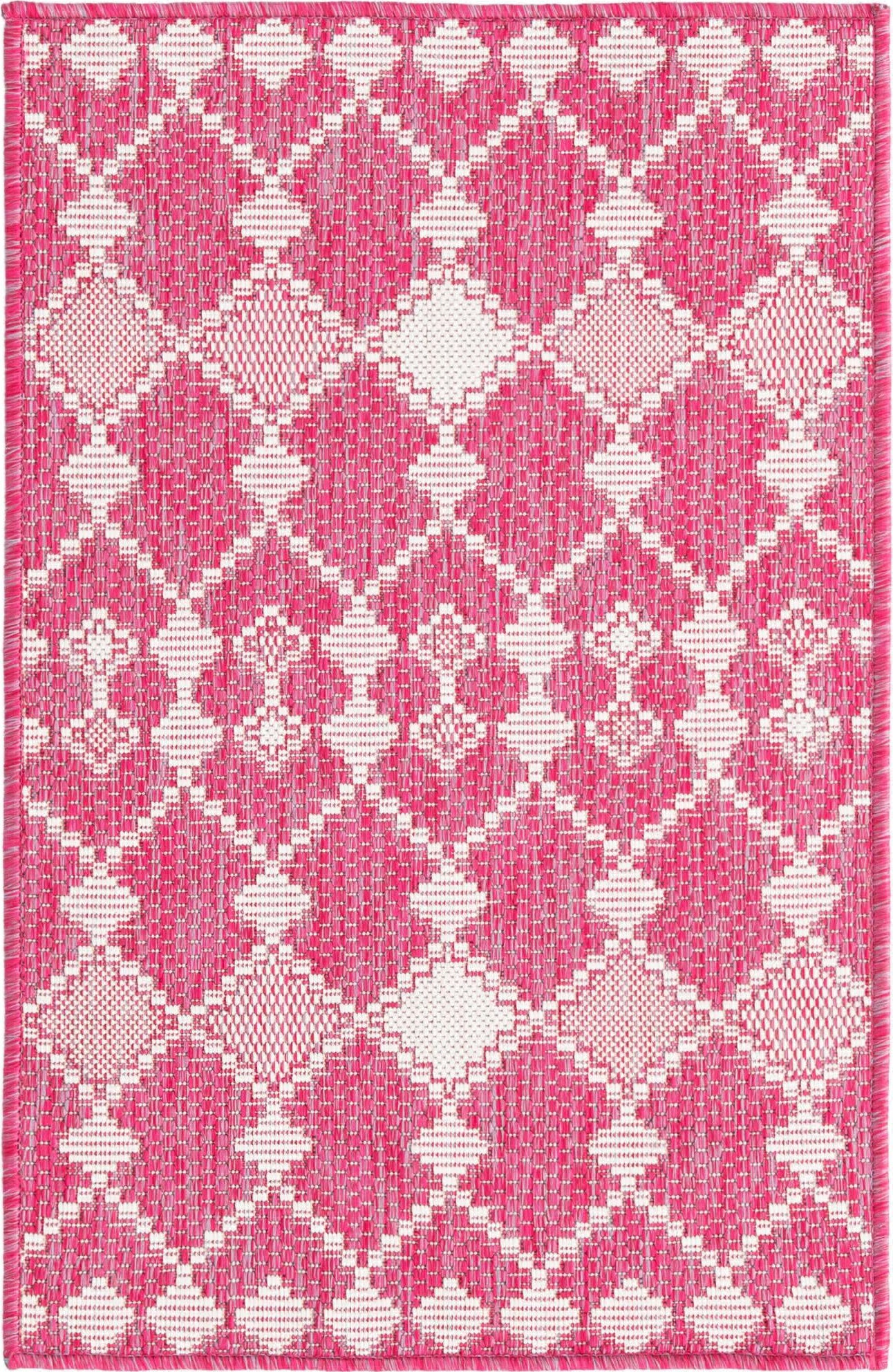 Unique Loom Outdoor Trellis T-KZOD22 Magenta Area Rug – Incredible Rugs ...
