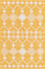 Unique Loom Outdoor Trellis T-KZOD22 Yellow Area Rug main image