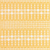 Unique Loom Outdoor Trellis T-KZOD22 Yellow Area Rug Square Top-down Image