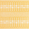 Unique Loom Outdoor Trellis T-KZOD22 Yellow Area Rug Square Top-down Image
